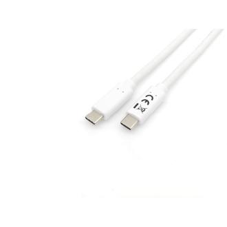 Cable Equip USB tipo C 3.2 macho/macho transferencia 5G 3A 60w 2m blanco