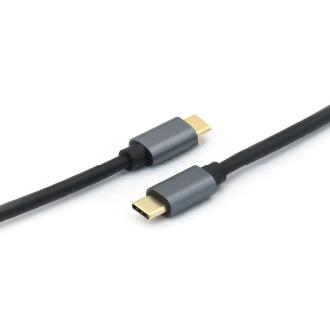 Cable Equip USB Tipo C 3.2 macho/macho transferencia 10G 5A 0.5m negro