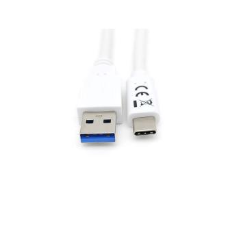 Cable Equip USB-A 3.2 macho a USB tipo C macho transferencia 5G 3A 2M blanco