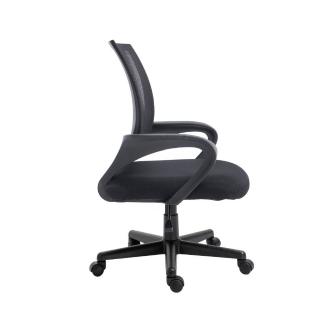 Silla de oficina Equip de malla color negro