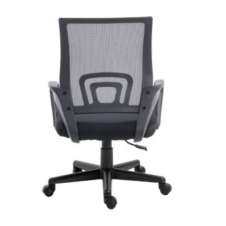 Silla de oficina Equip de malla color negro