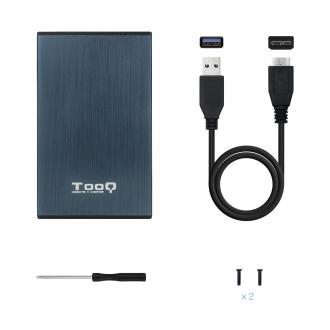 Caja externa Tooq HD TQE-2527PB 2.5" USB 3.0 azul oscuro