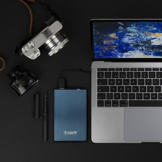Caja externa Tooq HD TQE-2527PB 2.5" USB 3.0 azul oscuro