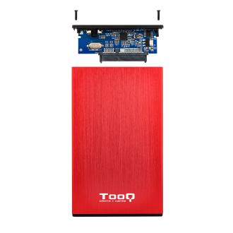 Caja externa Tooq HD TQE-2527R 2.5" USB 3.0 rojo