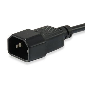 Cable alimetación extensor Equip macho/hembra C13 3m negro
