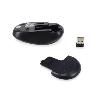 Ratón inalámbrico Equip Comfort 1200DPI negro