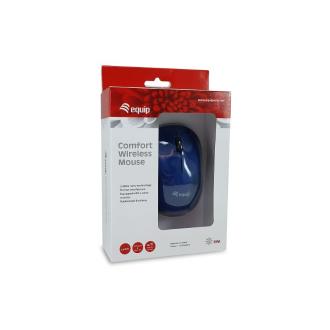 Ratón inalámbrico Equip Comfort 1200 DPI azul