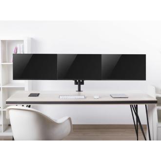 Soporte de mesa Equip 650134 de 17" a 27" 3 pantallas con brazos de gas