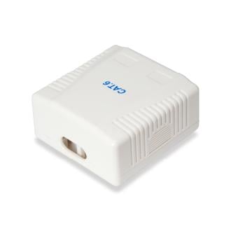 Roseta de superficie Equip Cat6 2 hembra RJ45