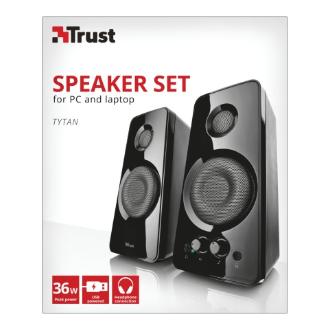 Altavoces Trust 2.0 Tytan 18W RMS 36W
