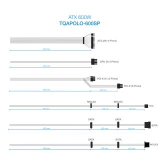 Fuente TooQ TQAPOLO-600SP 600W