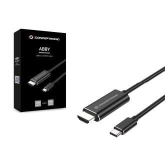 Cable Conceptronic USB Tipo C macho a HDMI macho 4K 2m