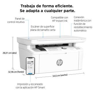 Multifunción HP LaserJet Pro MFP M140W 20ppm WiFi
