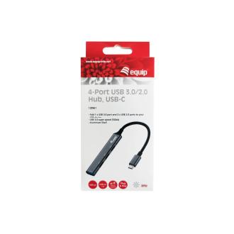 Hub USB tipo C EQUIP 128961 1 USB 3.0 Y 3 USB 2.0