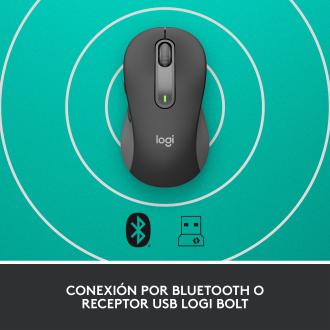 Ratón inalámbrico Logitech M650 L negro
