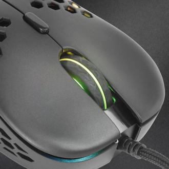 Ratón Mars Gaming MM55 Hive 12800 DPI negro