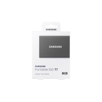 DISCO EXTERNO SSD SAMSUNG T7 1TB NVME USB 3.2 GRIS
