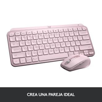 Teclado Logitech MX Keys mini rosa