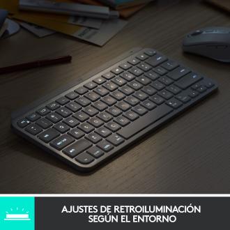 Teclado Logitech MX Keys mini rosa