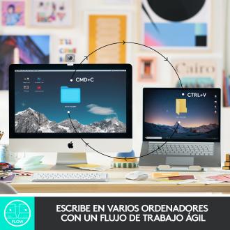Teclado Logitech MX Keys mini rosa