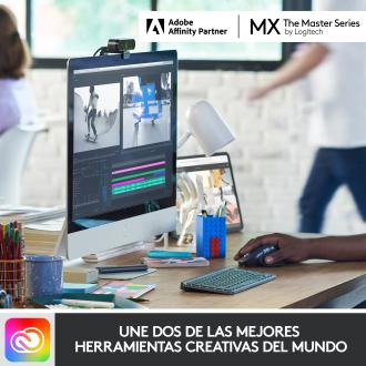 Teclado Logitech MX Keys mini rosa