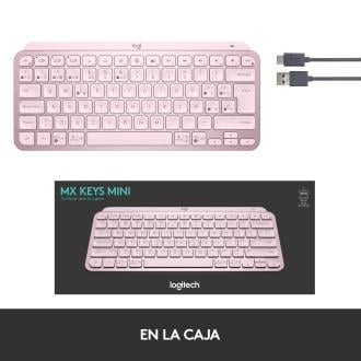 Teclado Logitech MX Keys mini rosa