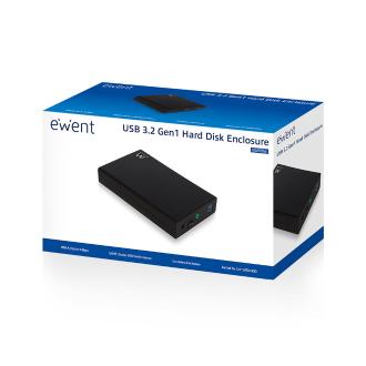 Caja externa Ewent EW7056 3.5" USB 3.0 negra