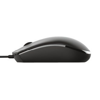 Ratón Trust Basi 1200 DPI USB negro