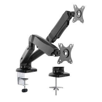 Soporte de mesa Ewent EW116 para 13" a 27" 2 pantallas brazos de gas