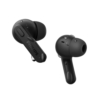 Auriculares Bluetooth Philips estuche de carga negro