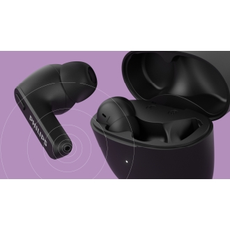 Auriculares Bluetooth Philips estuche de carga negro