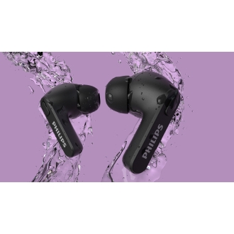 Auriculares Bluetooth Philips estuche de carga negro