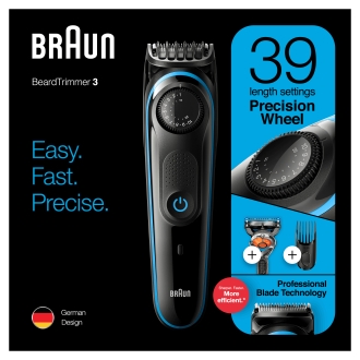 BARBERO CORTAPELOS BRAUN BT3240 + GILLETE FUSION