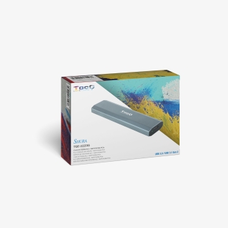 Caja externa TooQ TQE-2223G SSD M.2 NGFF/NVMe plata
