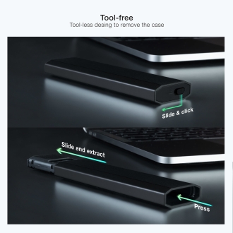 Caja externa TooQ TQE-2223B SSD M.2 NGFF/NVMe negro