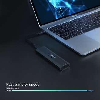 Caja externa TooQ TQE-2223B SSD M.2 NGFF/NVMe negro
