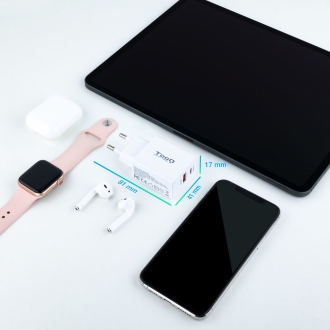 Cargador TooQ USB-C/PD 20W USB-A / Tipo C 18W