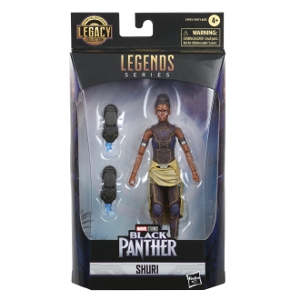 Figura hasbro marvel legend seris shuri black panther legacy collection