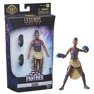 Figura hasbro marvel legend seris shuri black panther legacy collection