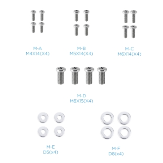 Soporte de pared TooQ LP1044T-B 23 a 43" inclinable negro