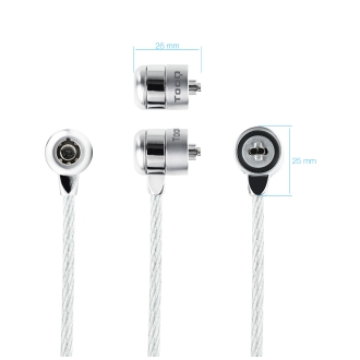 Cable de seguridad de portátil tipo Kensington TooQ con llave 1.5m