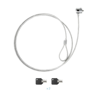 Cable de seguridad de portátil tipo Kensington TooQ con llave 1.5m