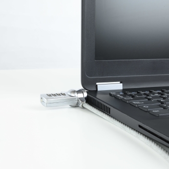 Cable de seguridad de portátil tipo Kensington TooQ con combinación 1.5m