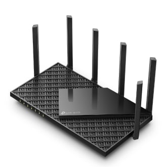 Router Wi-Fi Triple Banda Tp-link Archer AXE75 Wifi 6e Ax5400 Cpu Quad-core 1.7ghz Usb 3.0