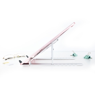 Soporte elevador portátil TooQ TQLRS0033-AL 15.6" aluminio plata
