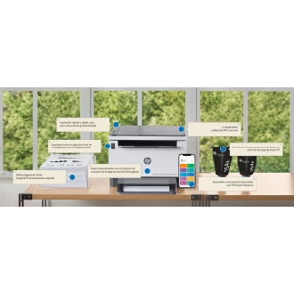 Multifunción HP LaserJet Tank monocromo 2604DW A4