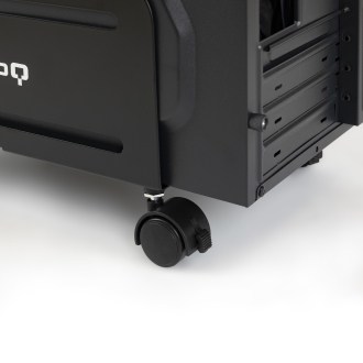 SOPORTE METALICO CPU SUELO TOOQ UMCS0004-B NEGRO