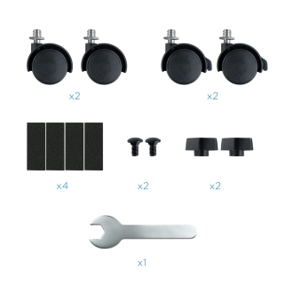 SOPORTE METALICO CPU SUELO TOOQ UMCS0004-B NEGRO
