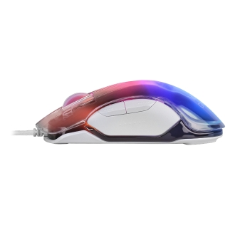 Ratón Mars Gaming MMGlowW RGB 12800 DPI blanco