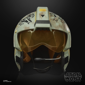 Replica escala 1:1trapper wolf casco electronico the mandalorian black series